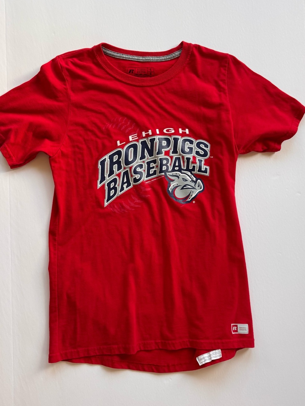 Russell Athletic Lehigh IronPigs Baseball Tee Shirt Youth